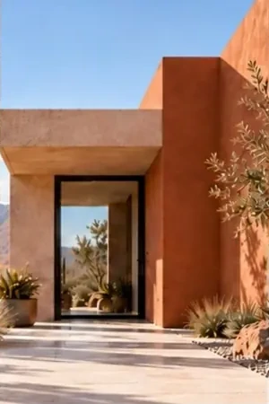 Desert-modern Arizona residence in natural light